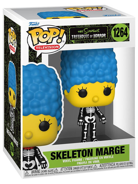 Funko POP #1264 Simpsons Treehouse of Horror Skeleton Marge Figure